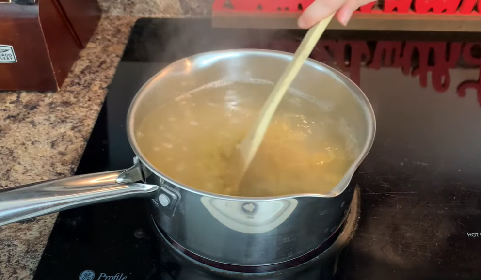 Boil pasta